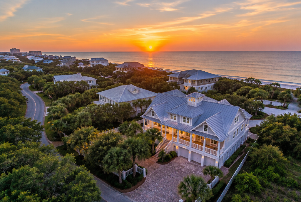Aerial property view